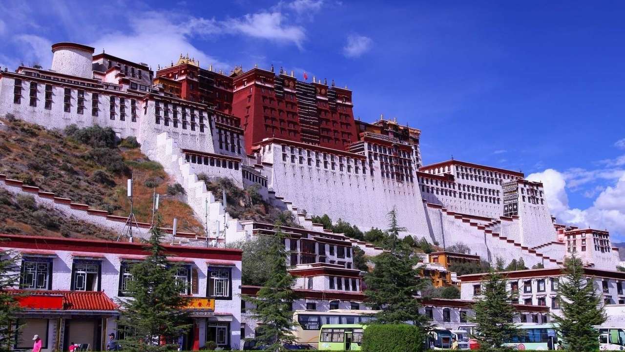 Pałac Potala - tybetańska rezydencja puzzle online