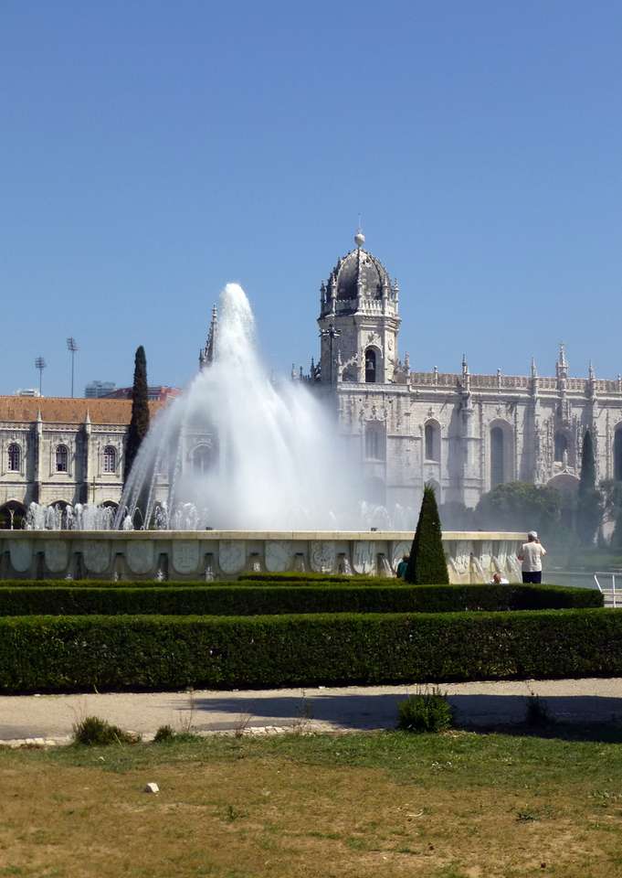 fontanna w Lizbonie puzzle online