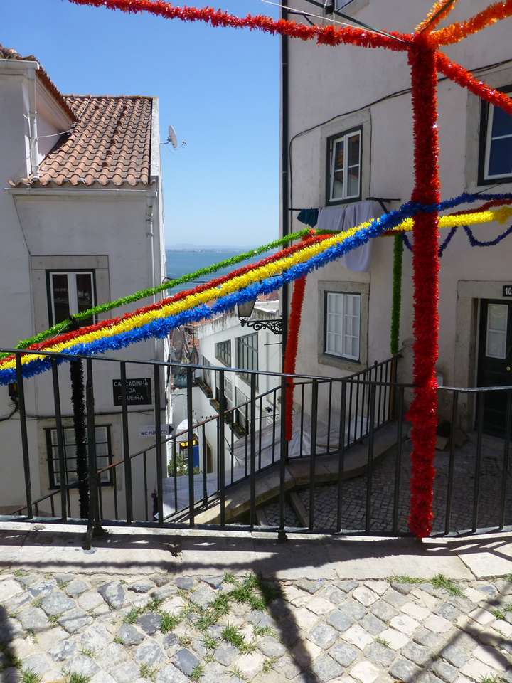 uliczka w Lizbonie puzzle online