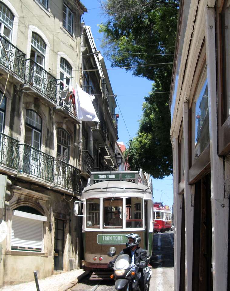 uliczka w Lizbonie puzzle online