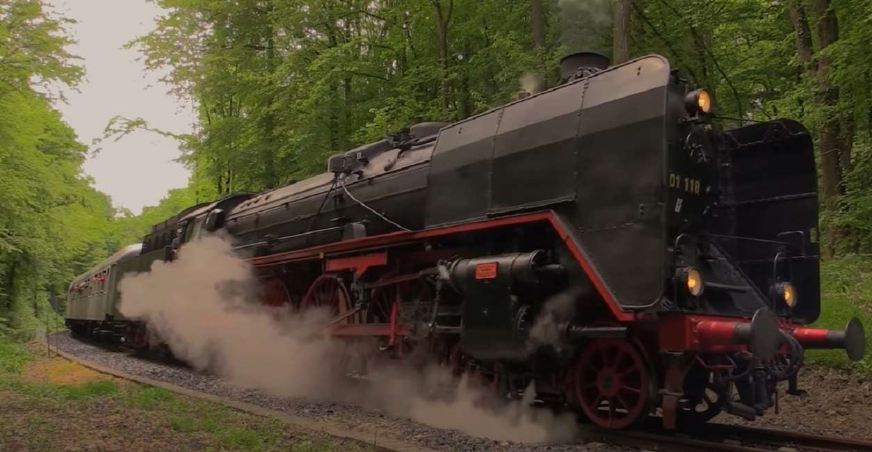 Histoire des locomotives à vapeur puzzle
