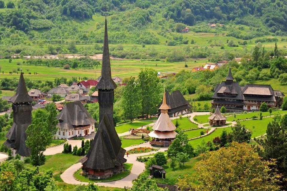 Rumunia- region Marmarosz- drewniane cerkwie puzzle online