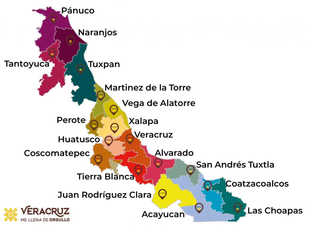 Karta över Veracruz pussel