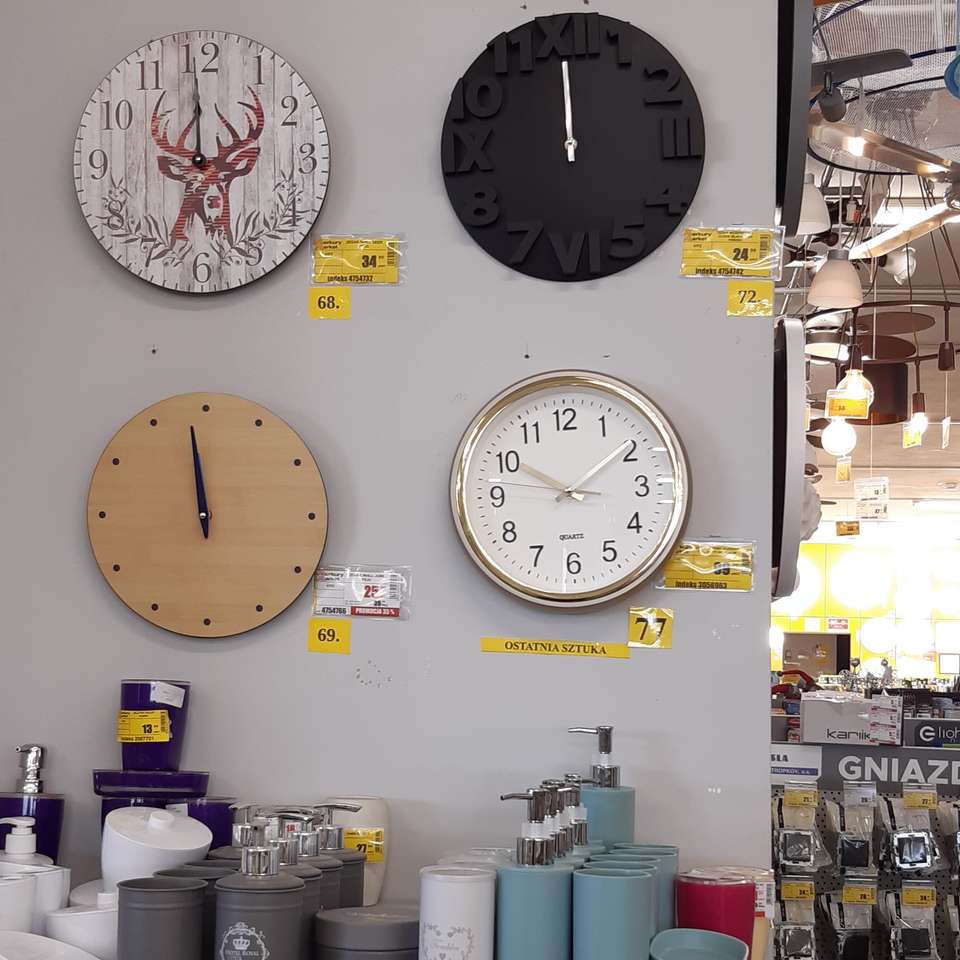 zegary w sklepie puzzle online