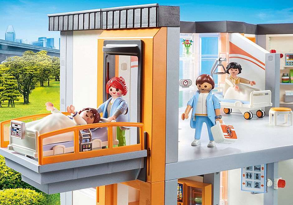 Playmobil- szpital z wyposażeniem puzzle online