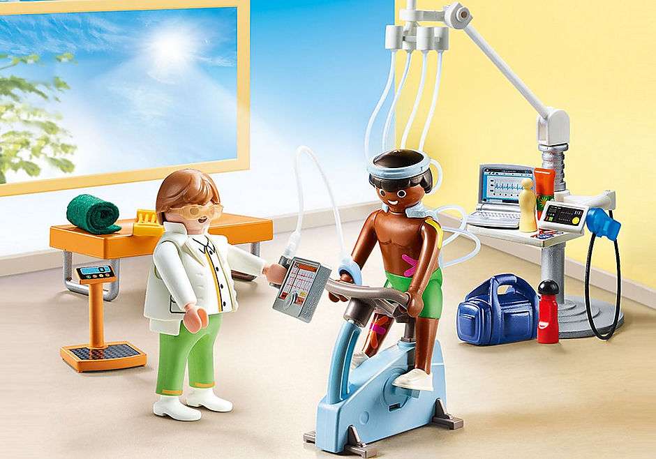 Playmobil - klocki dla dzieci- fizjoterapeuta puzzle online