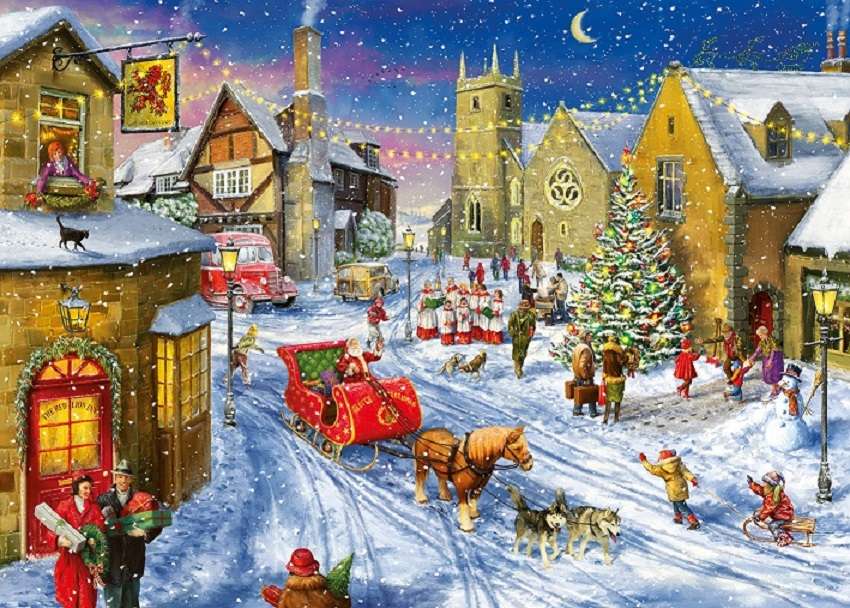 Czas Bożego Narodzenia. puzzle online