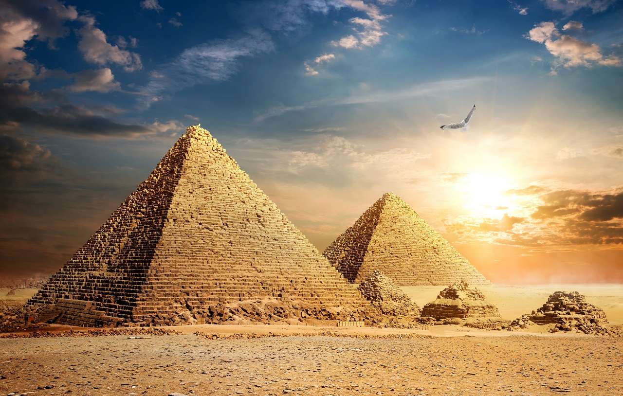 Piramidy egipskie puzzle online