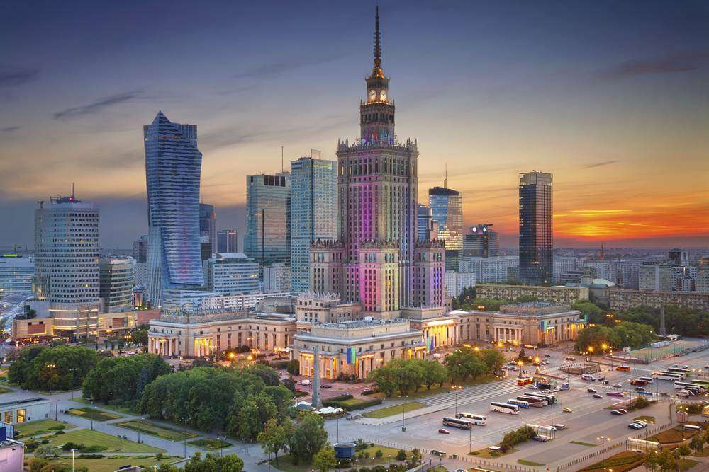 Panorama Warszawy puzzle online