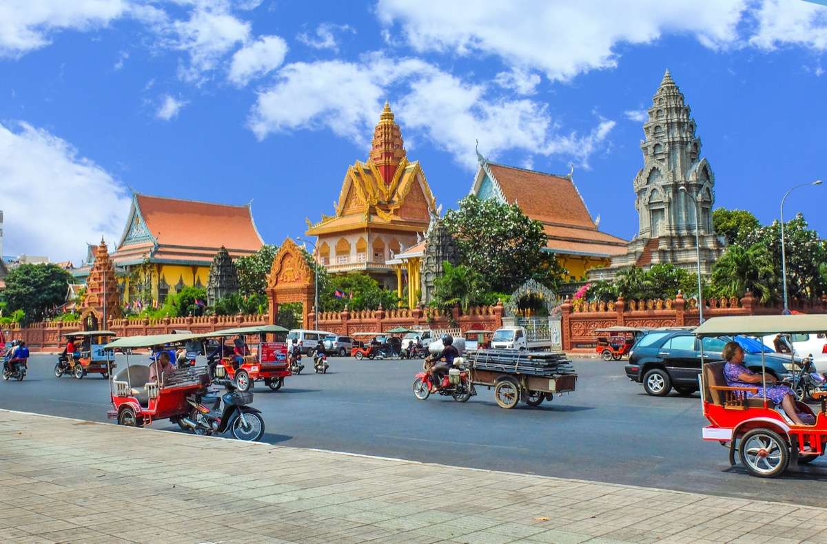 Miasto w Kambodży puzzle online