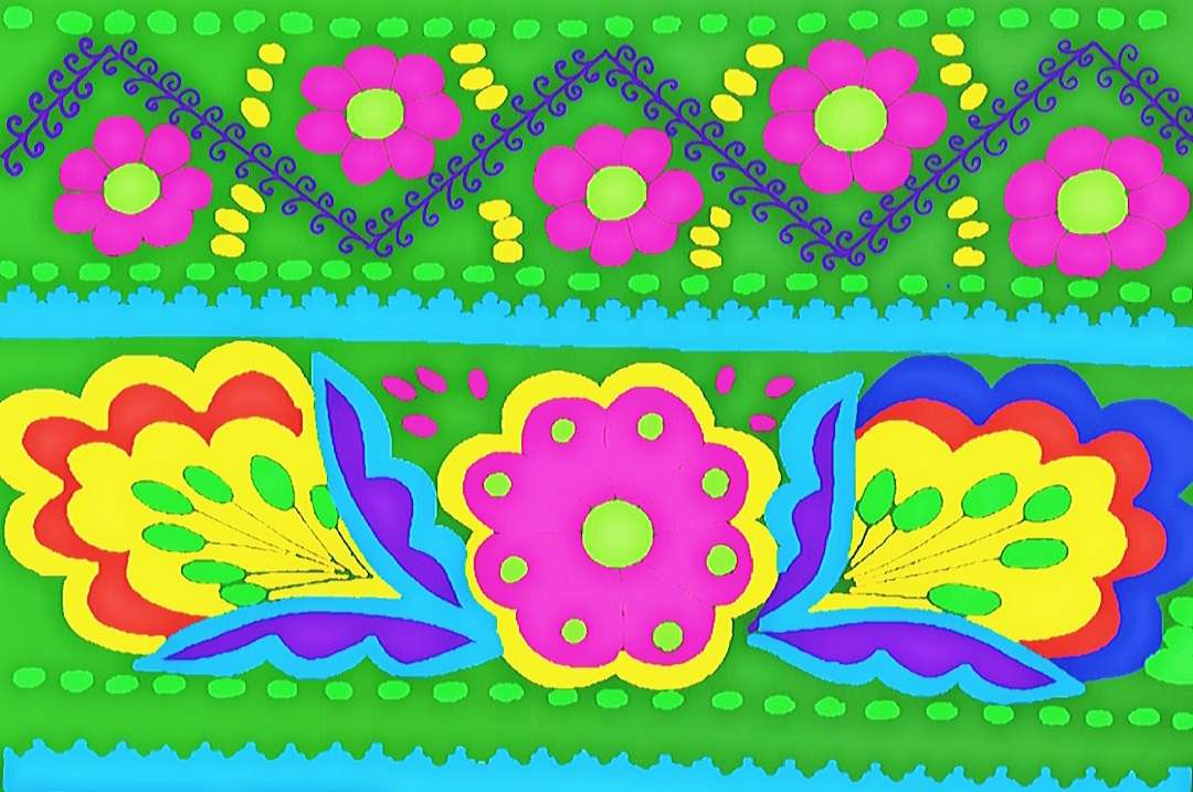 Peruwiańska tkanina na rękodzieło z Puno puzzle online