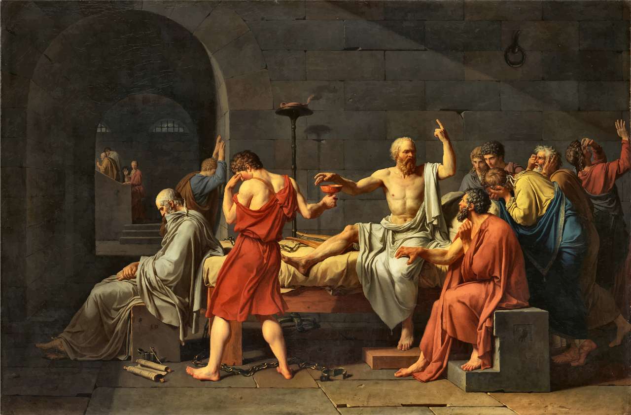 Śmierć Sokratesa puzzle online