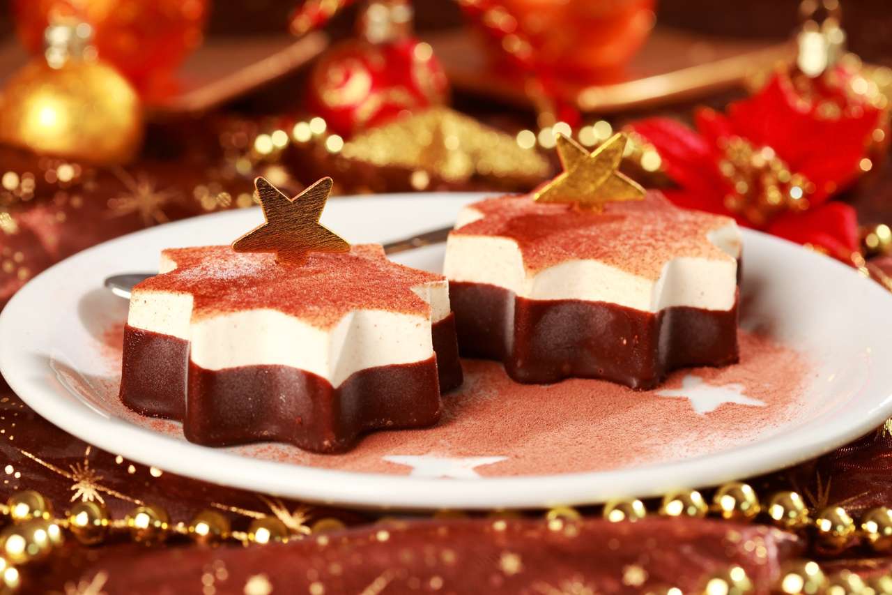 Lody świąteczne z czekoladą i cynamonem puzzle online