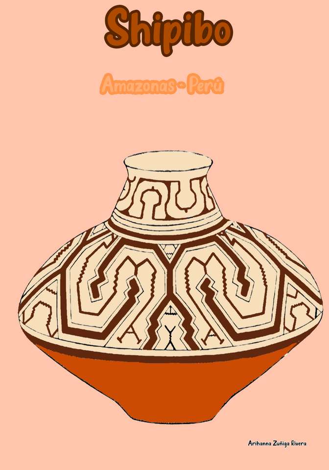 Ceramiczne Shipibo Amazonas Peru puzzle online