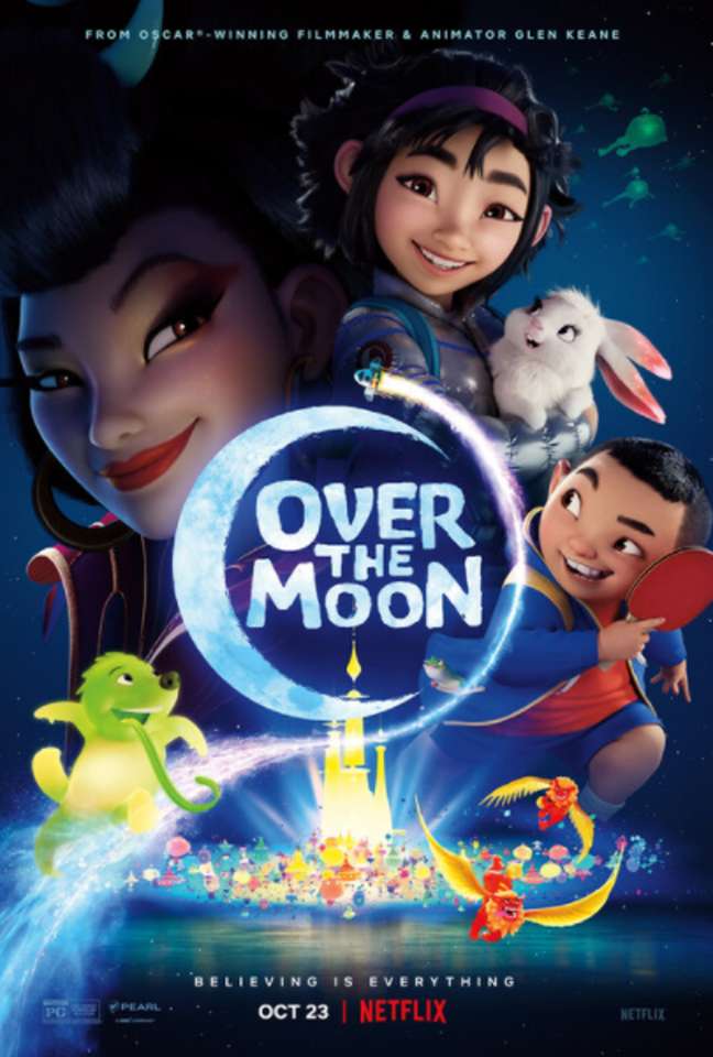 Plakat filmowy Over the Moon puzzle online