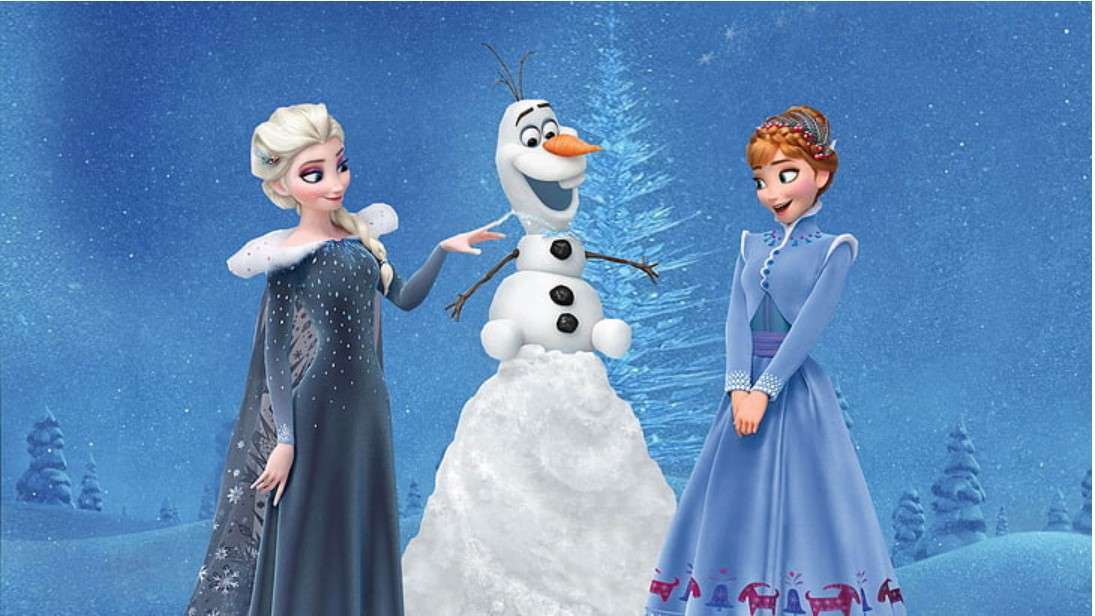 Elsa i Ana puzzle online