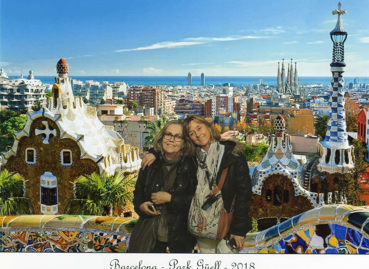 Magda i Alba w Barcelonie puzzle online