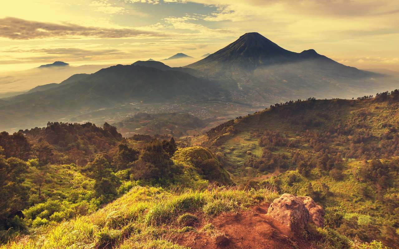 Jawajskie krajobrazy puzzle online