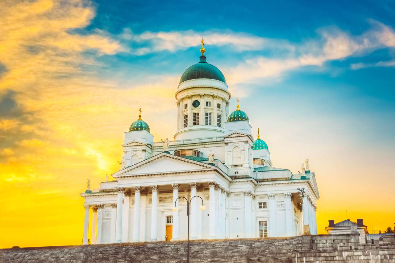 Katedra w Helsinkach, Finlandia puzzle online