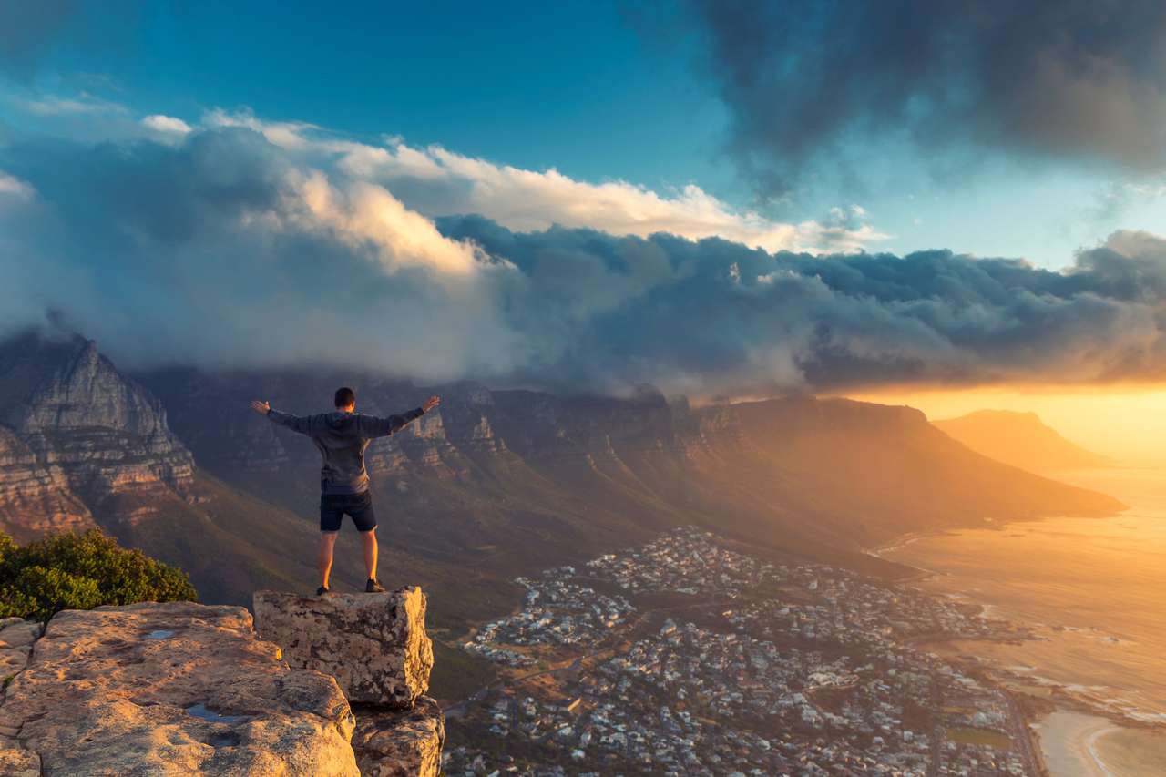 Góra Głowy Lwa w Kapsztadzie puzzle online