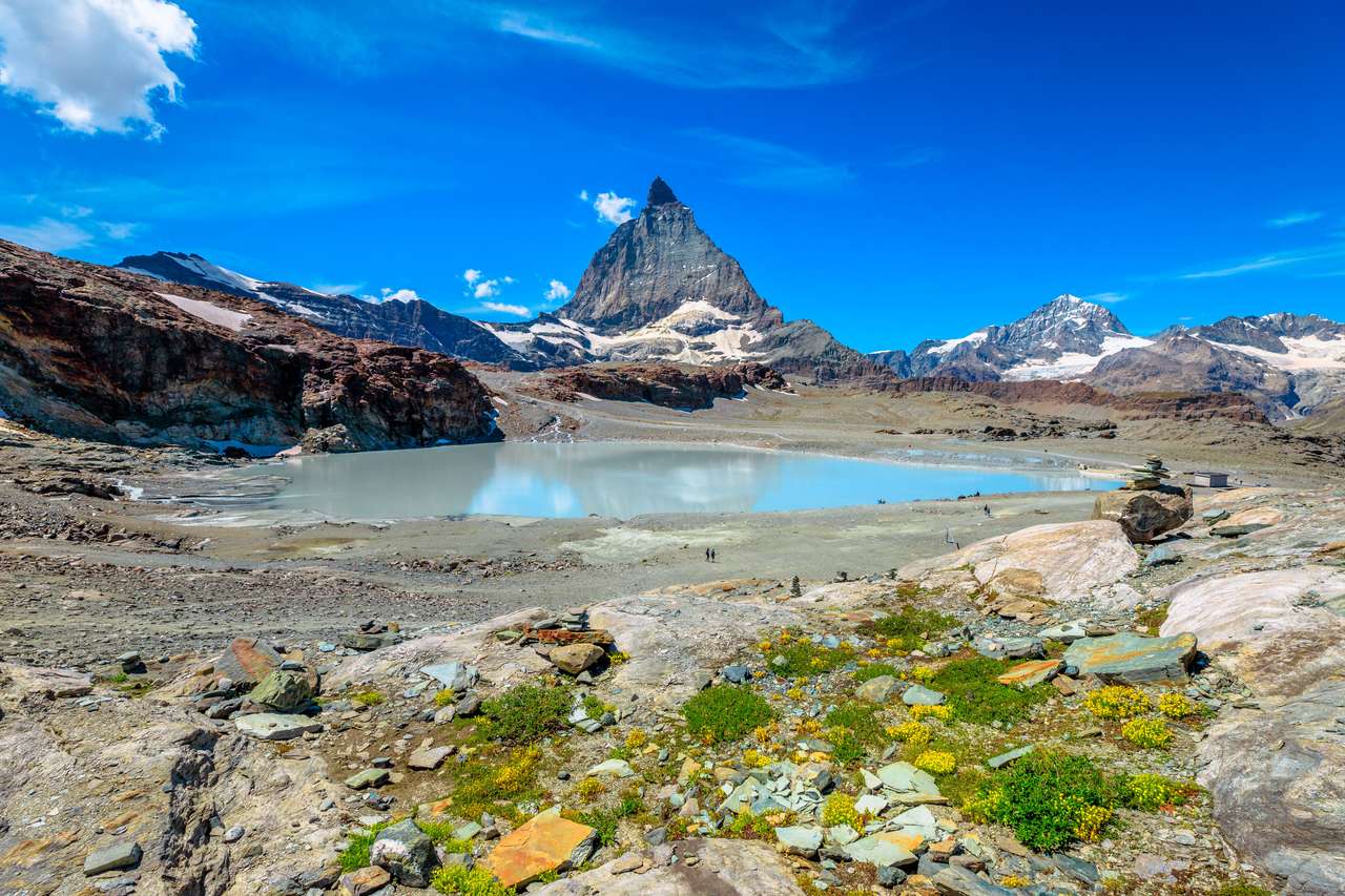 Monte Cervino w Alpach Szwajcarskich puzzle online