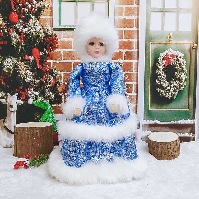 Świąteczna stojąca lalka puzzle online