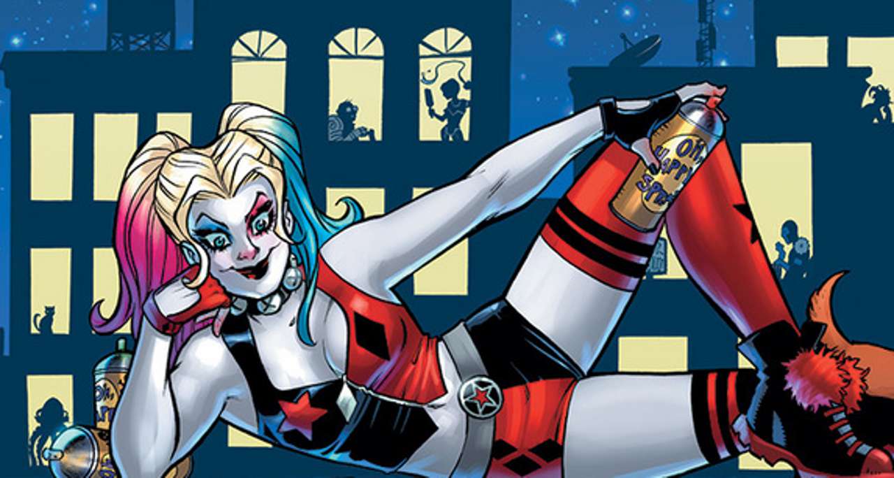 Fantastyczny jeden Harley Quinn puzzle online