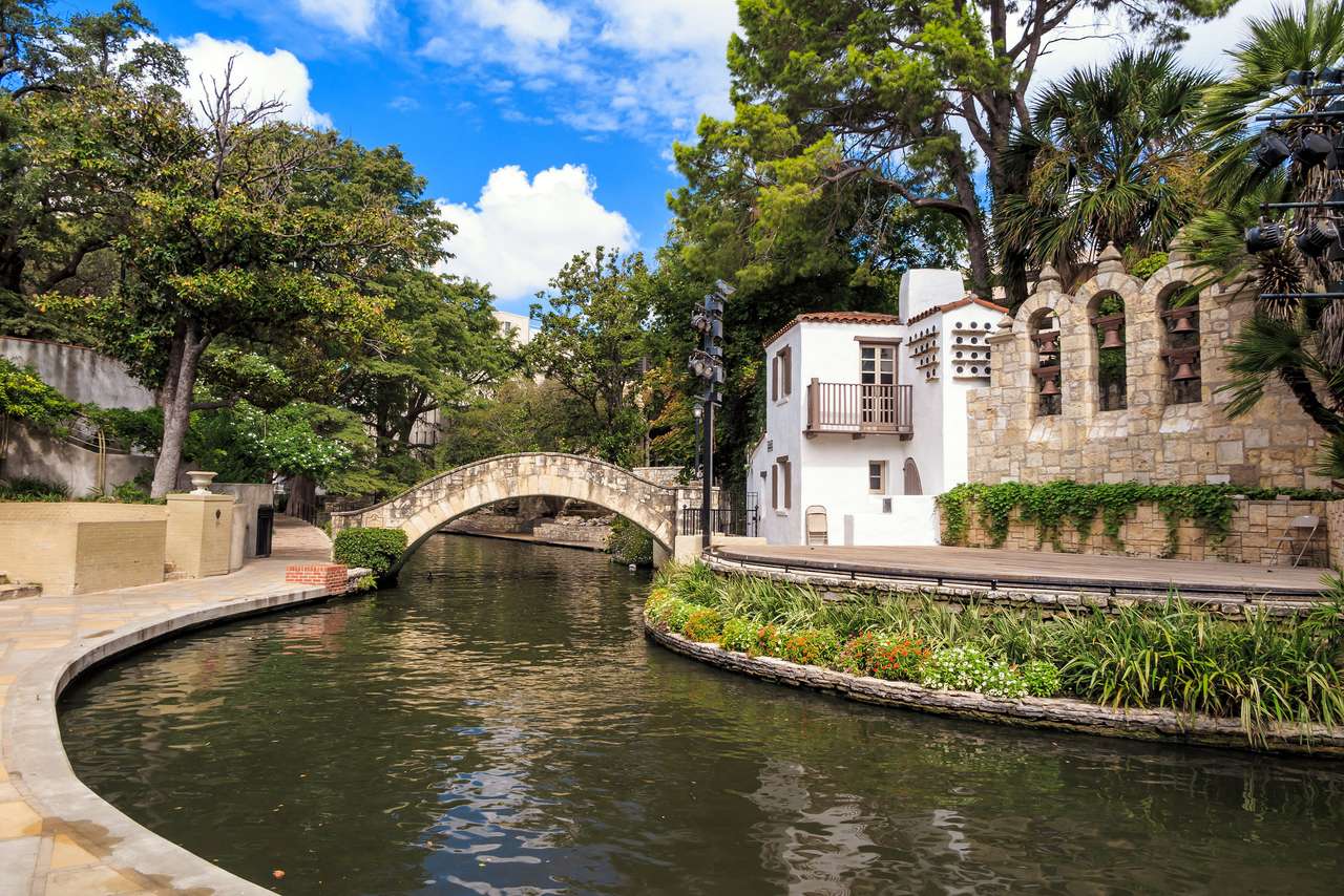 River Walk w San Antonio w Teksasie, USA puzzle online