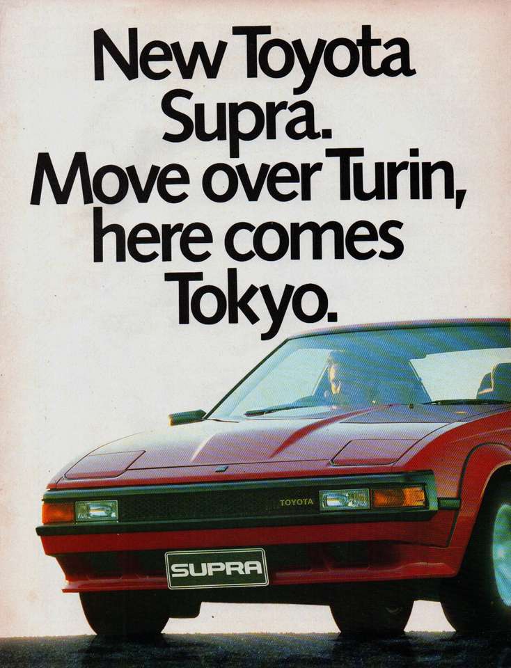 1984 TOYOTA CELICA SUPRA puzzle online