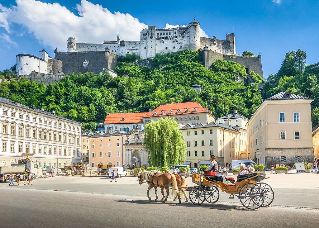 Salzburg – miasto statutarne w Austrii puzzle online
