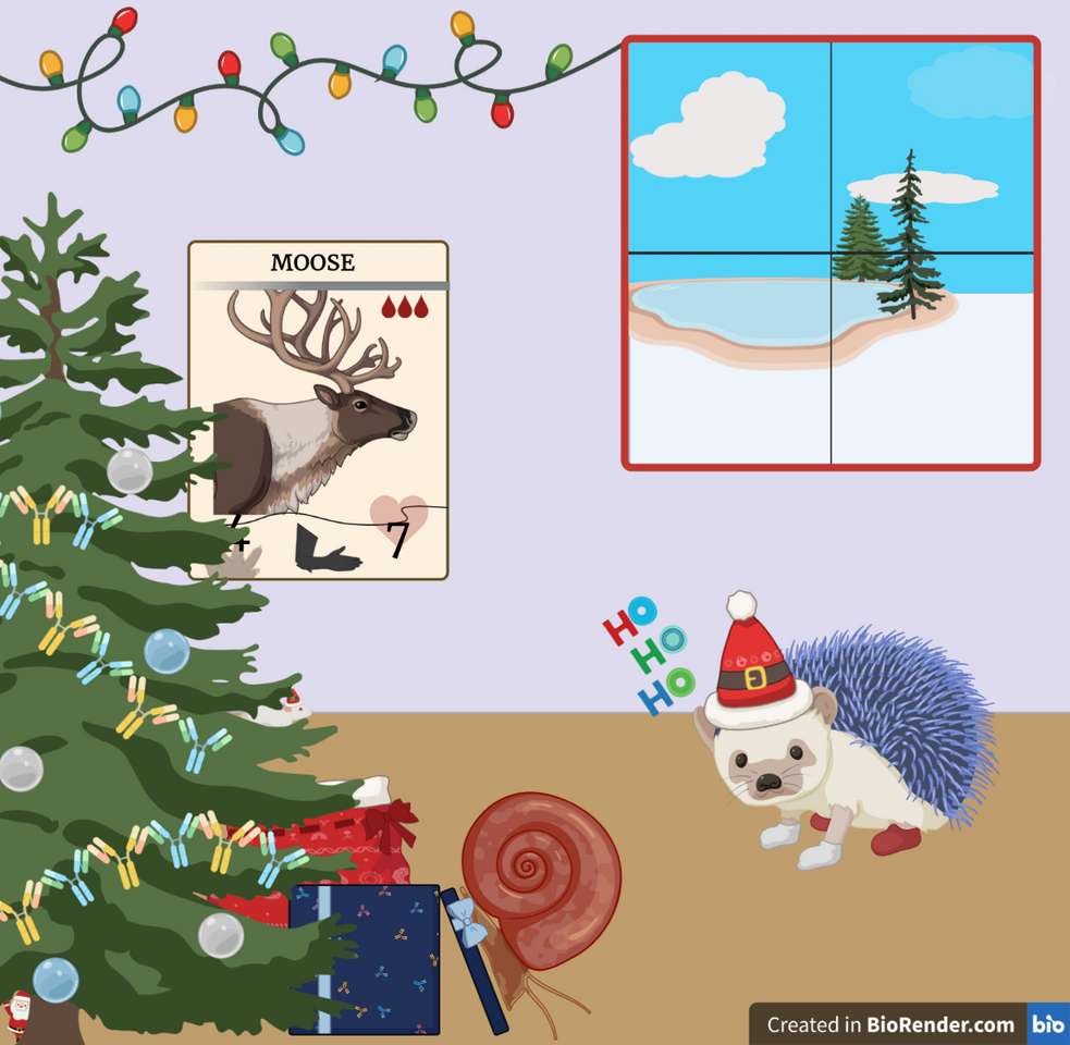 Boże Narodzenie u Jeża Jojo puzzle online