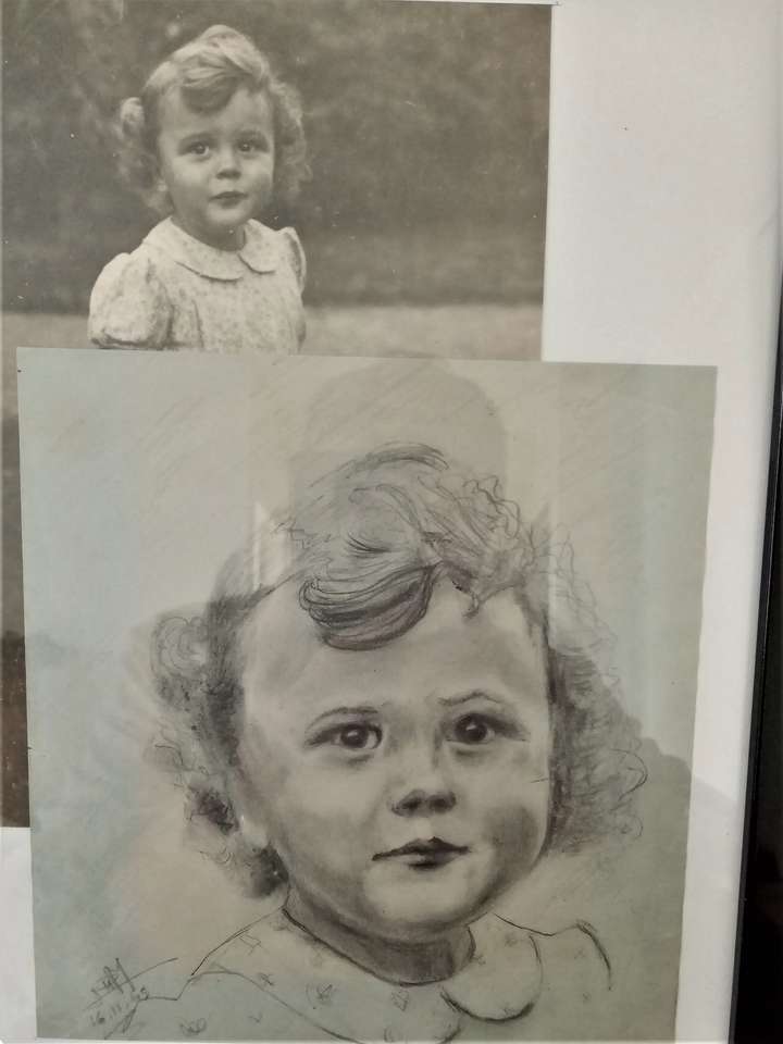 ładny portret ze zdjęcia z 1945 roku puzzle online