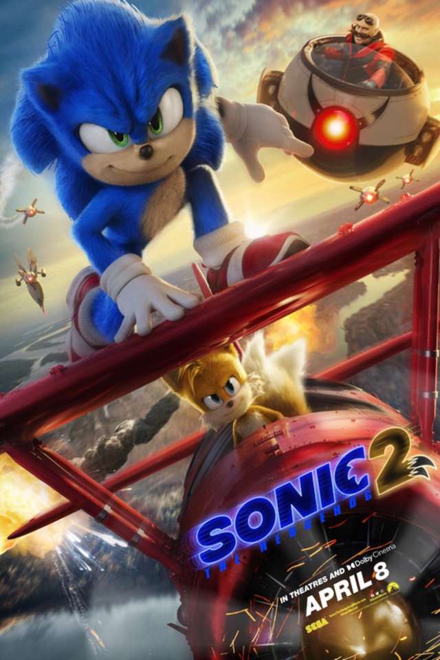 Pôster do filme Sonic the Hedgehog 2 quebra-cabeça
