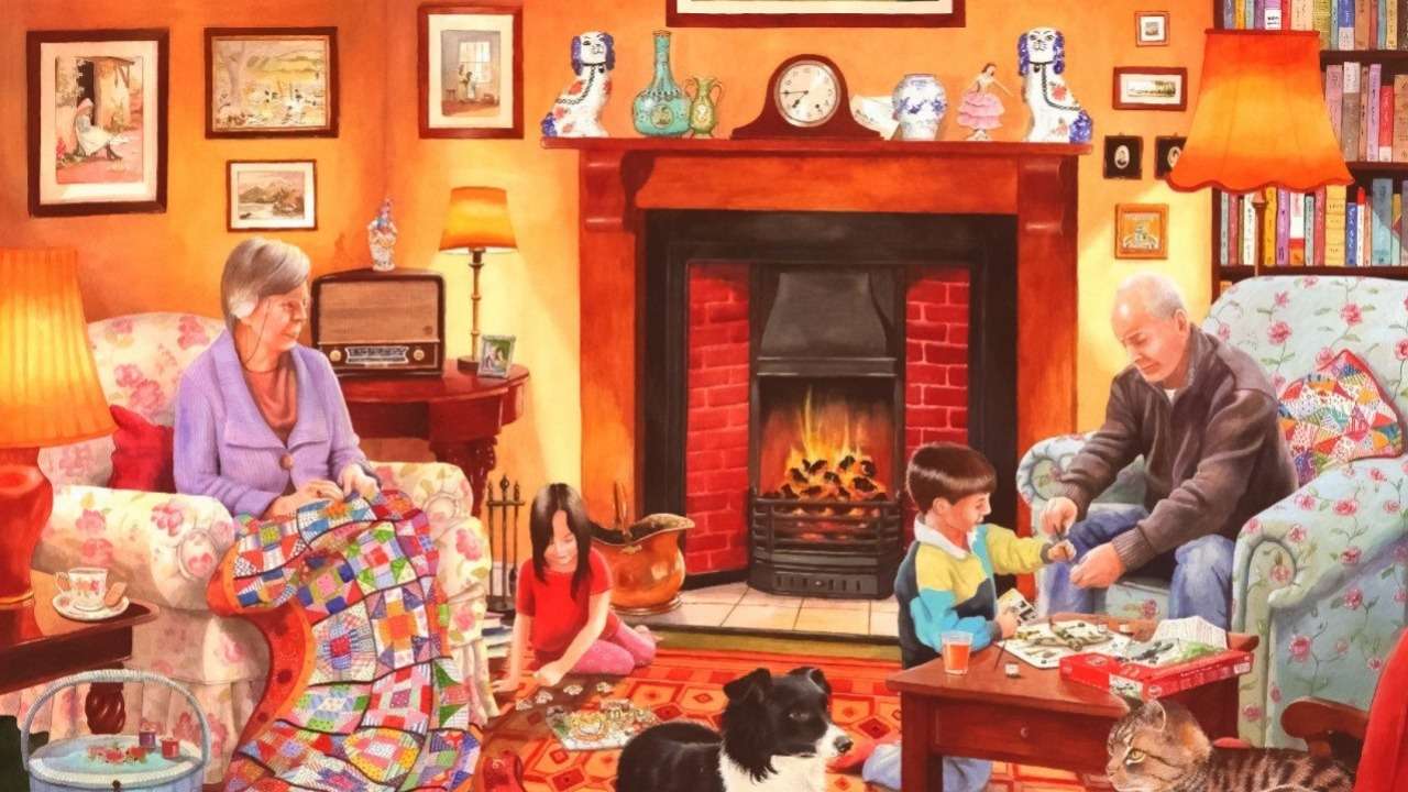 U dziadków puzzle online