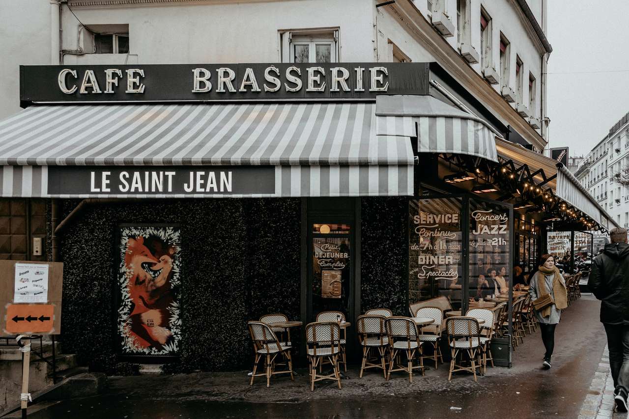Kawiarnia - Brasserie - Paryż puzzle online