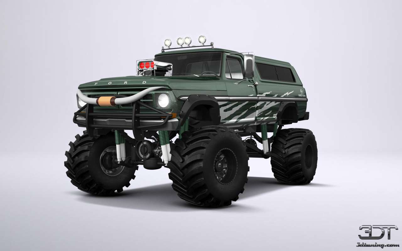 Ford monster truck f150 puzzle online