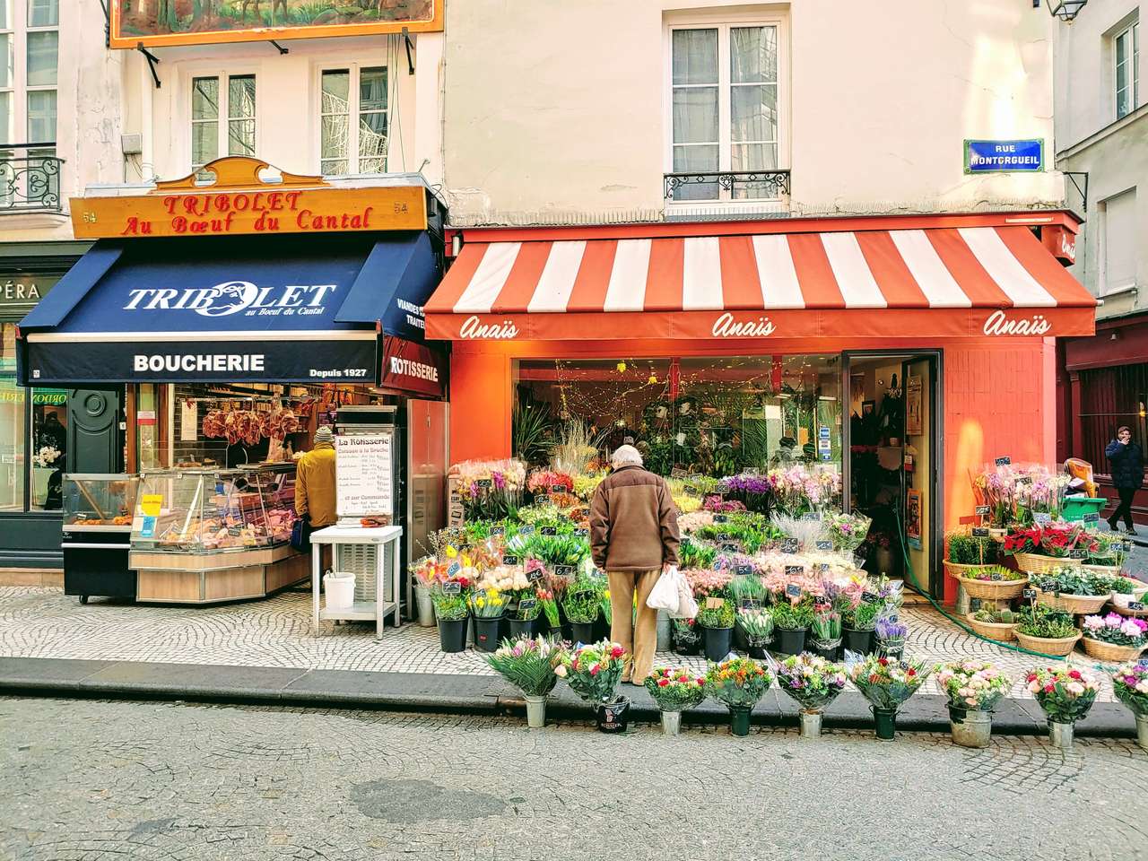 Rue montorgueil, Paryż puzzle online