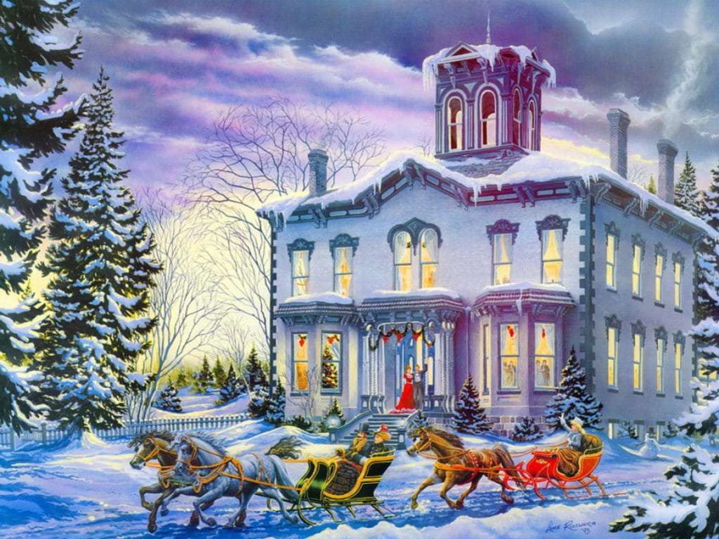Boże Narodzenie w Białym Domu puzzle online