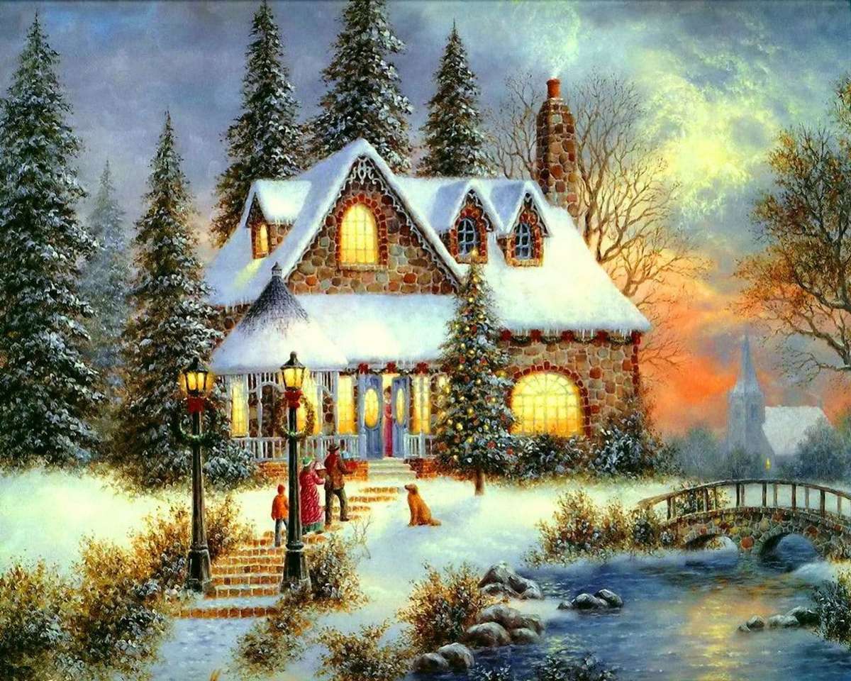 winter house jigsaw puzzle