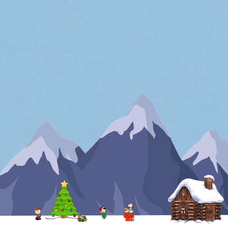 Snoopy świętuje Boże Narodzenie puzzle online
