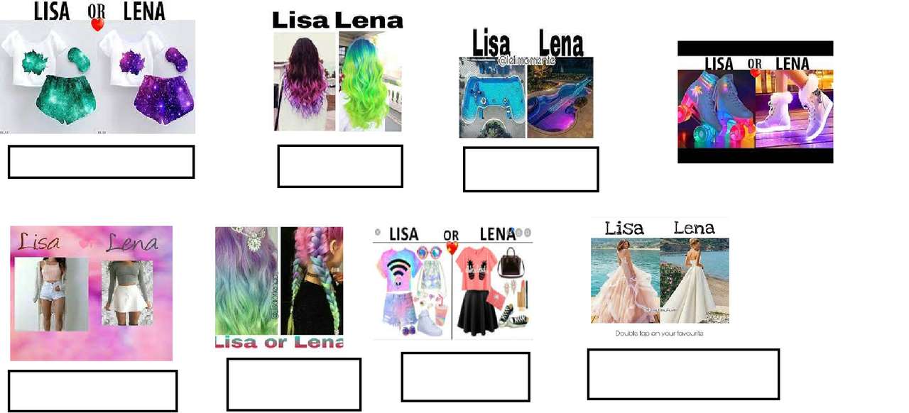 lisa or lena puzzle online