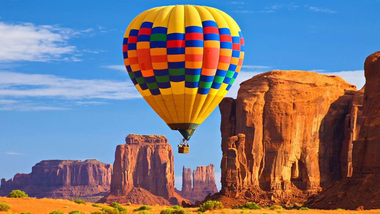 balon powietrzny puzzle online