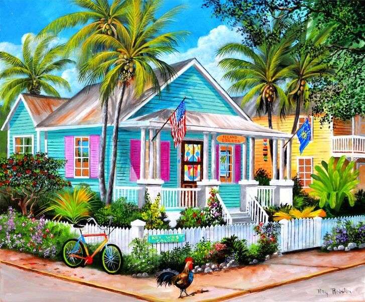 Pokoje gościnne w Key West na Florydzie puzzle online