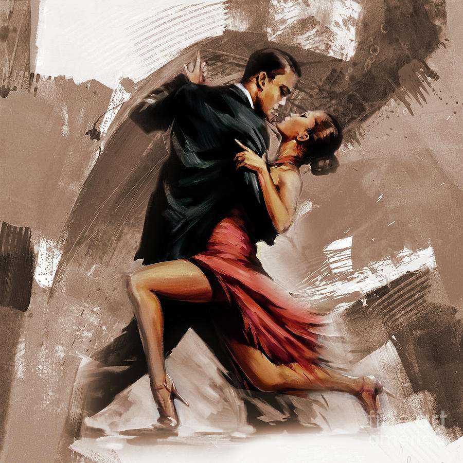 Namiętne tango puzzle online