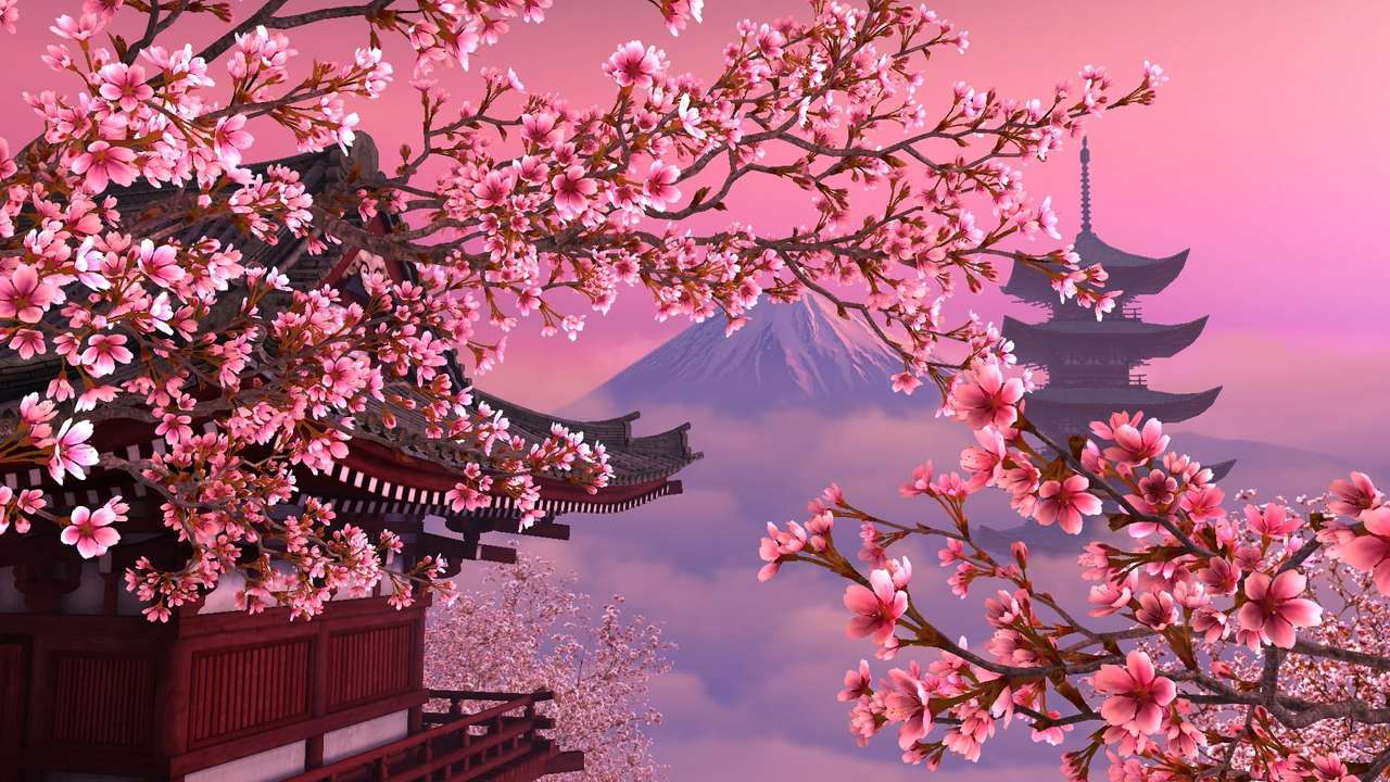 Góra Fuji Japonia puzzle online