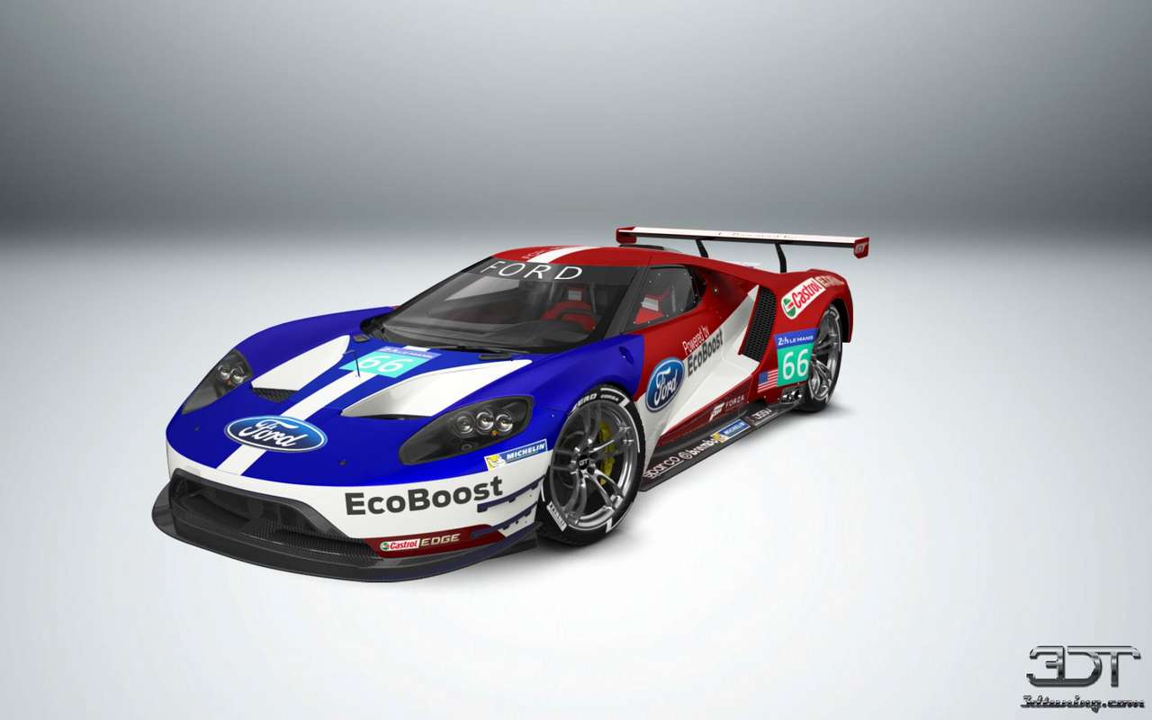 Ford GT le Mans puzzle online