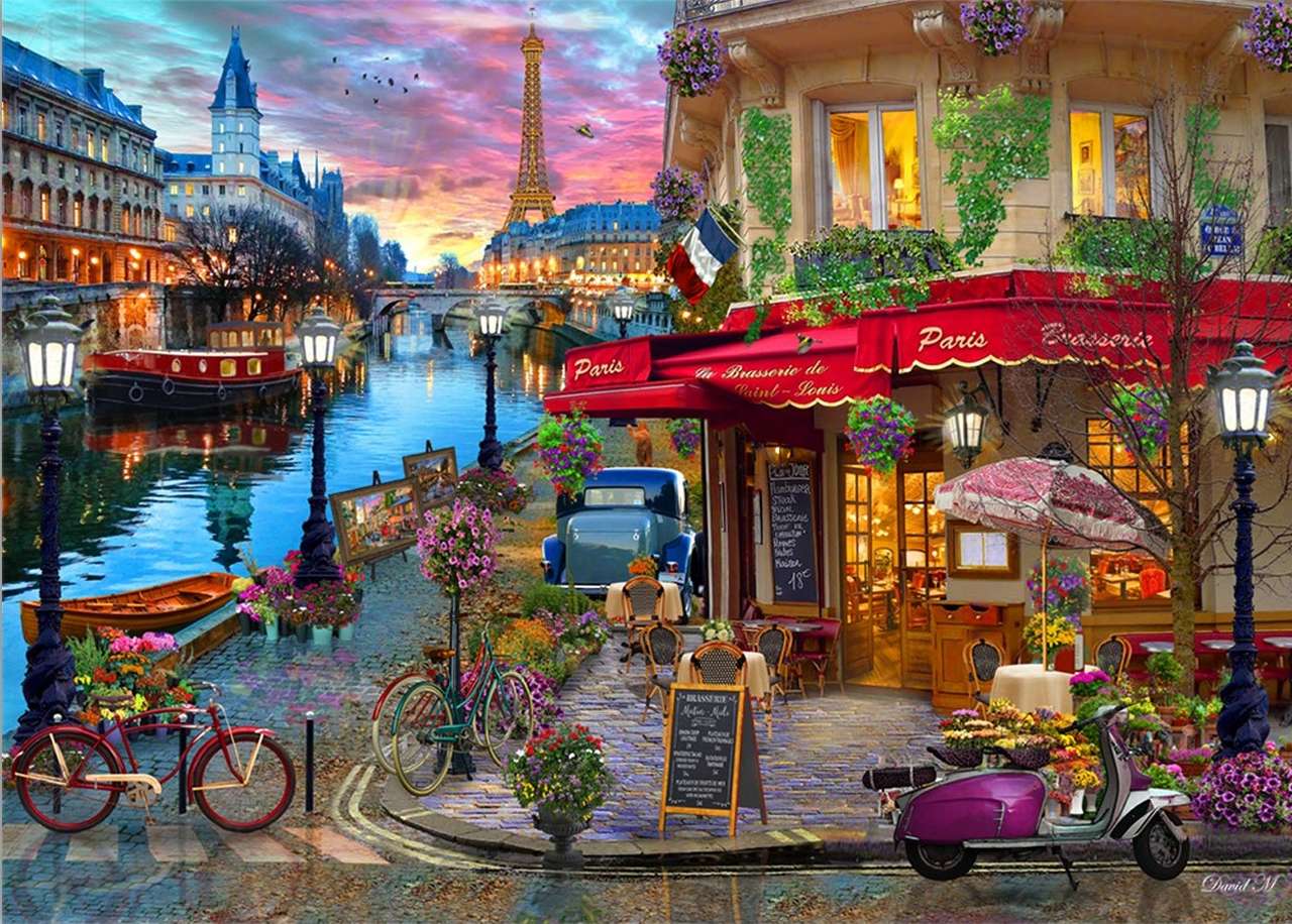 Nad Sekwaną w Paryżu puzzle online