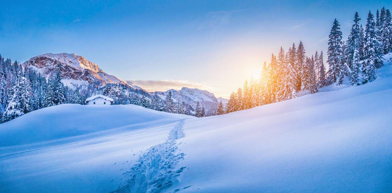 Zima w Alpach puzzle online