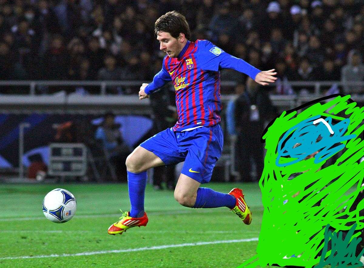 Messi i członek załogi puzzle online