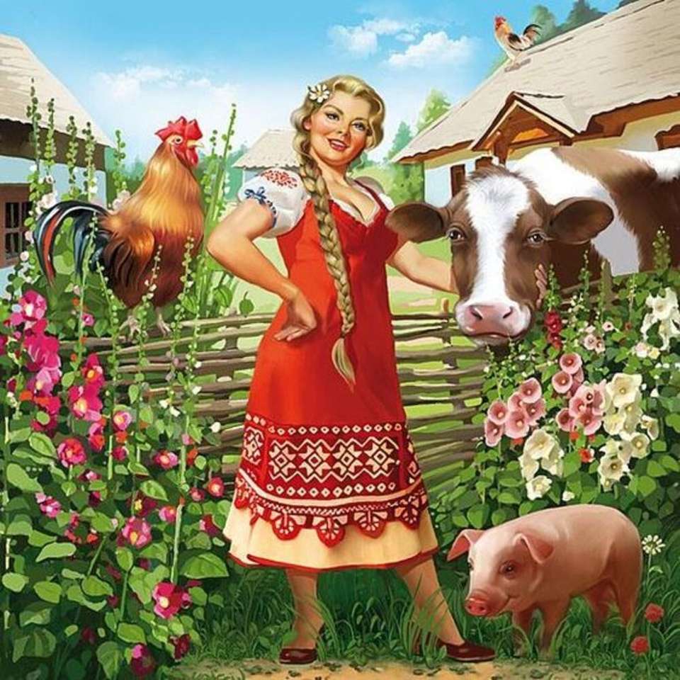 a day at the farm jigsaw puzzle